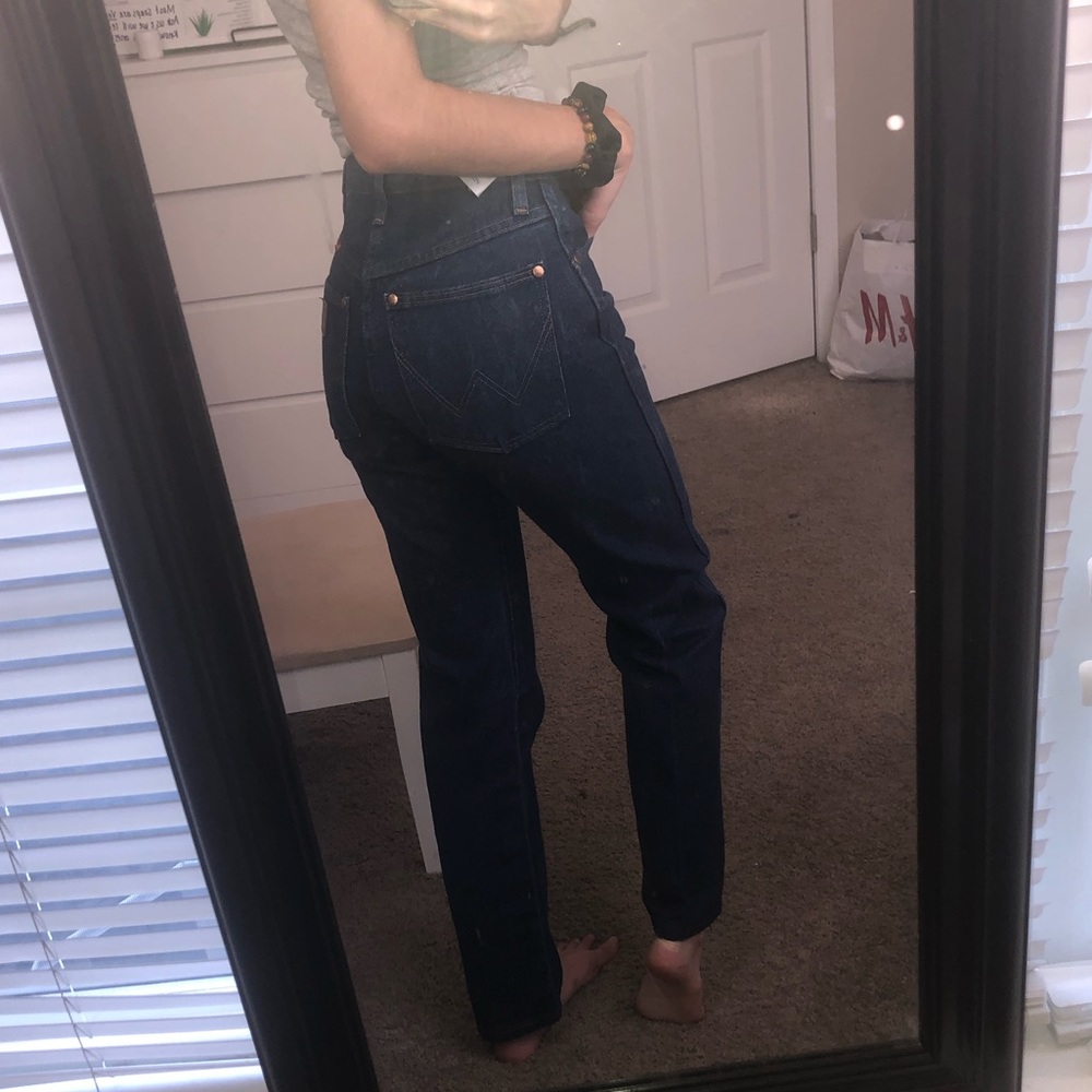 High waisted Wrangler jeans